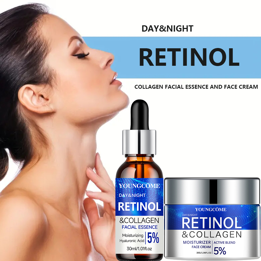 Retinol Cream - セラムとレチノールの組み合わせ,水分のロック,肌の修復,しわの滑らかさ,弾力性の向上,若い肌