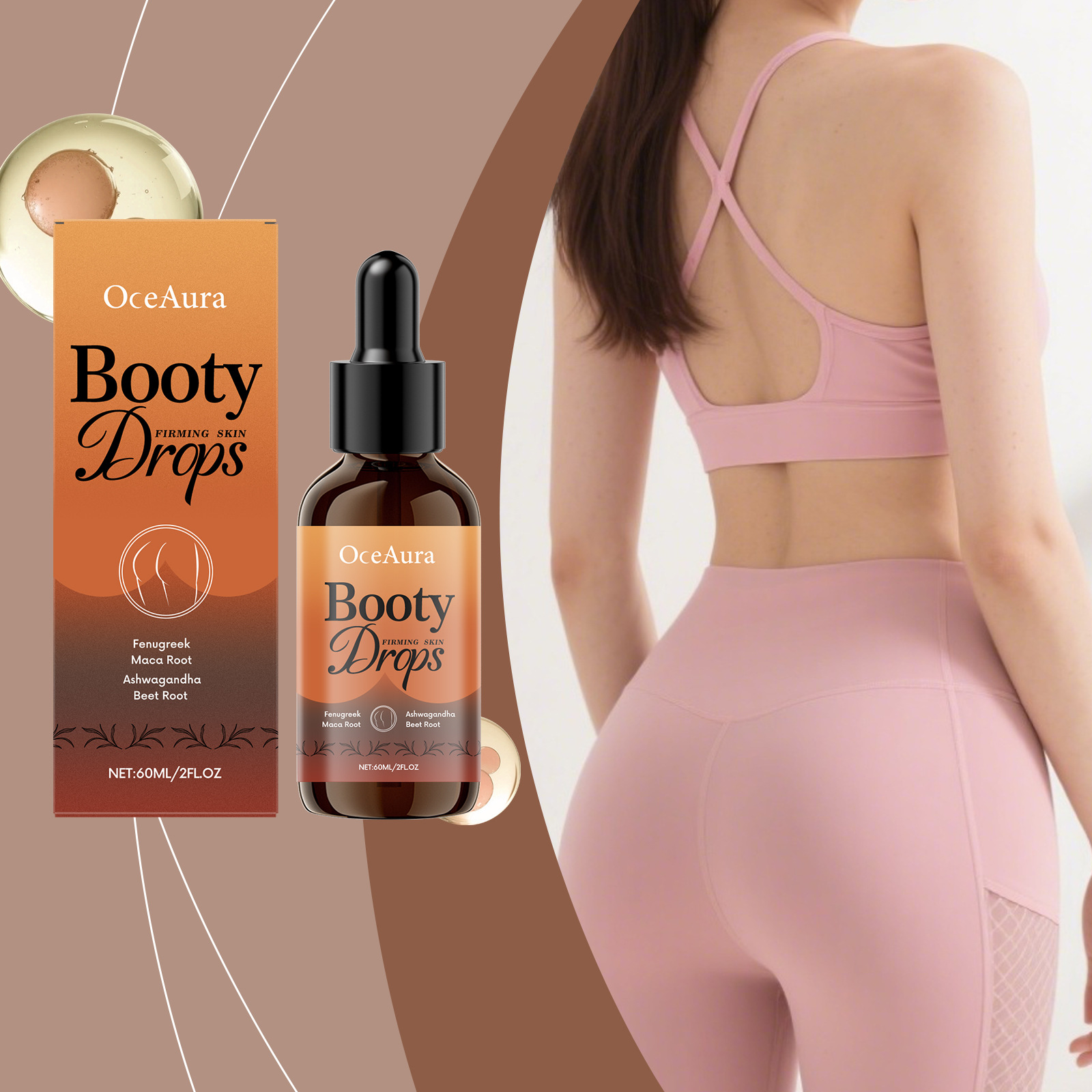Body Lotion - EELHOE ヒップファームエッセンス 肌を引き締め、ざらつきを軽減し、弾力性を高め、リラックスを促し、セクシーでふっくらとしたヒップを形作るヒップマッサージエッセンス