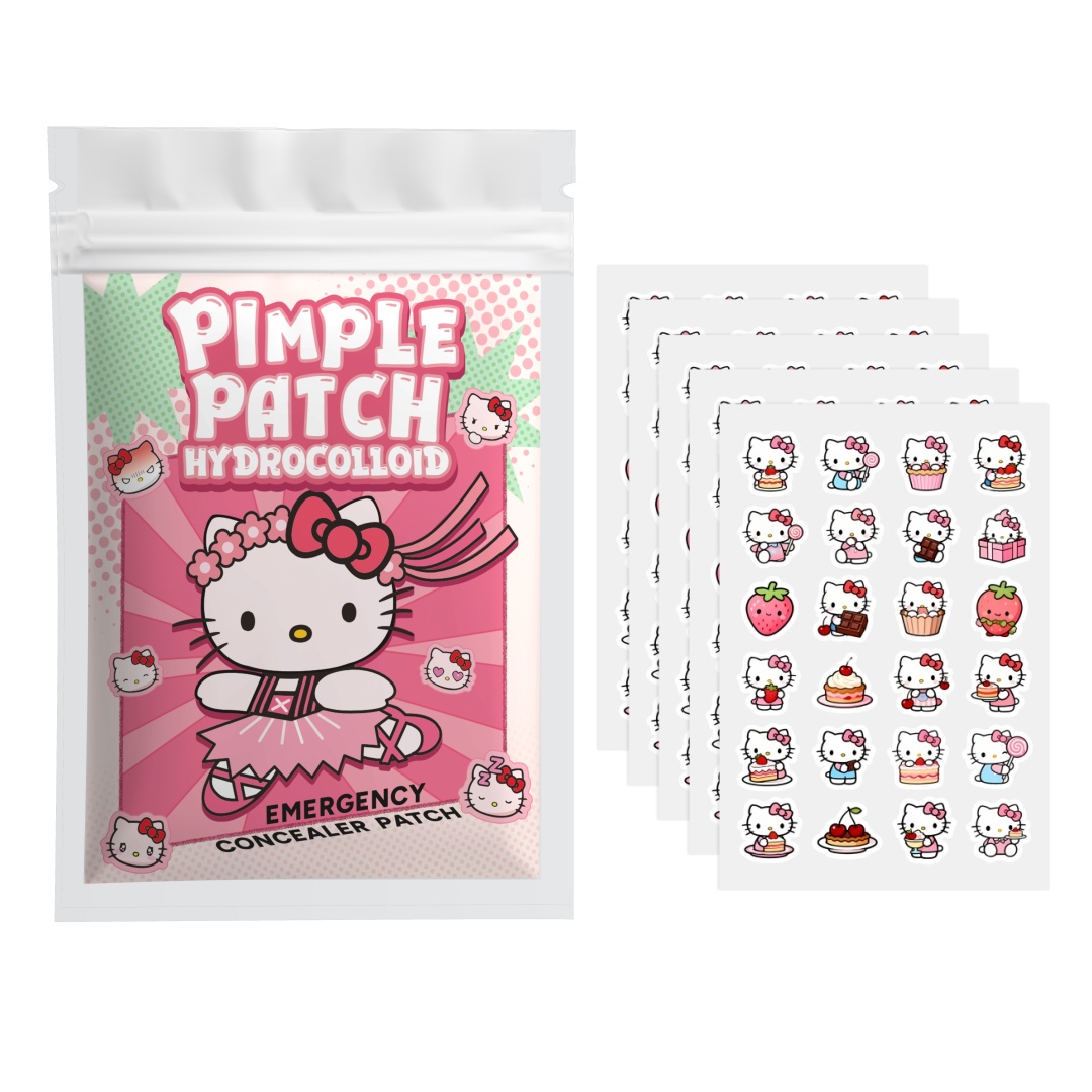 Skincare China - 24個入り／48個入り／72個入り／120個入り ハローキティのパッチ、ハイドロコロイドパッチ、装飾用ステッカー、肌の欠点を隠すステッカー、フェイスケア用