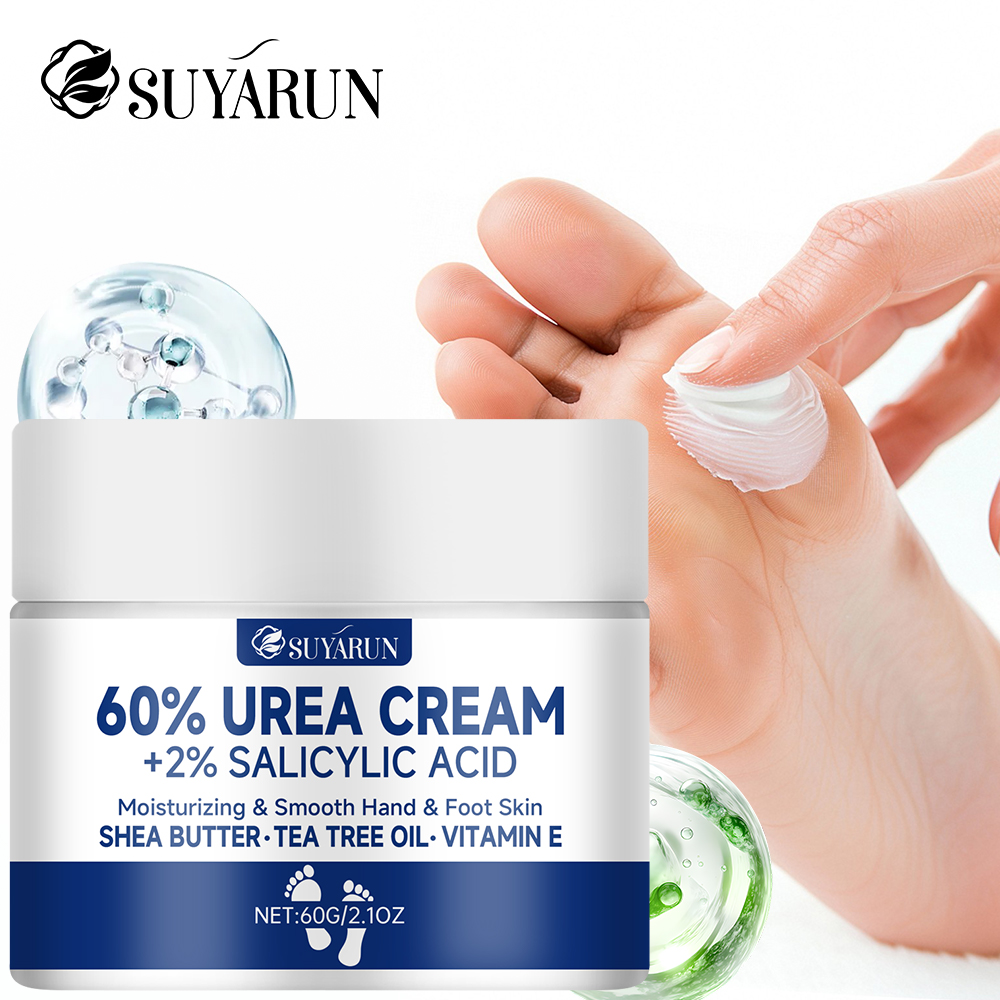 Retinol Cream - SUYARUN 60% 尿素フット クリーム、かかとのひび割れと乾燥肌用 - 集中保湿トリートメント、カルス