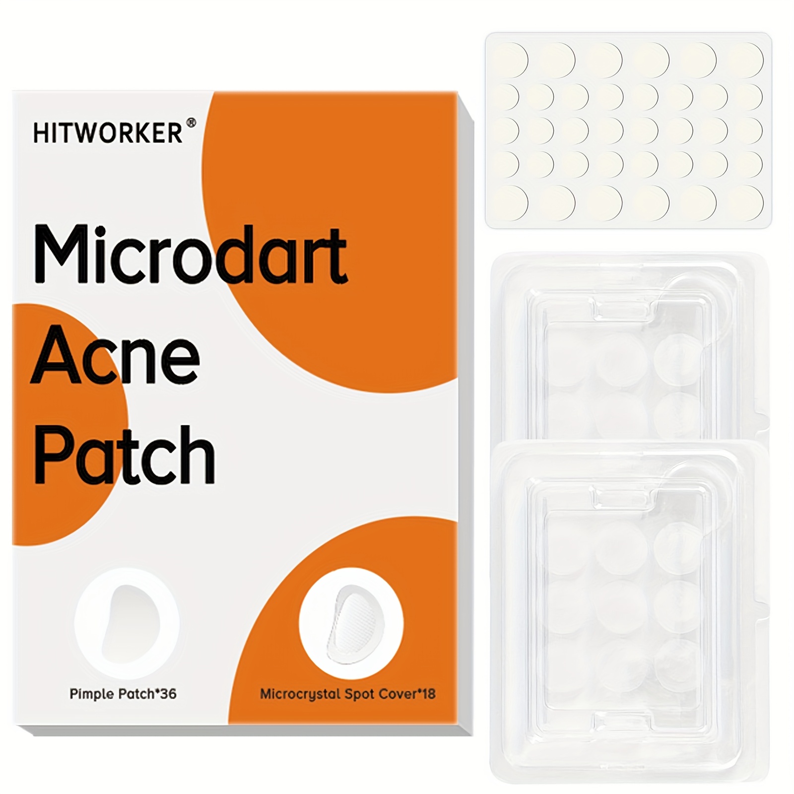 60枚入りマイクロクリスタルスポットカバー付きニキビパッチ、 - Face Oil のレビューと価格