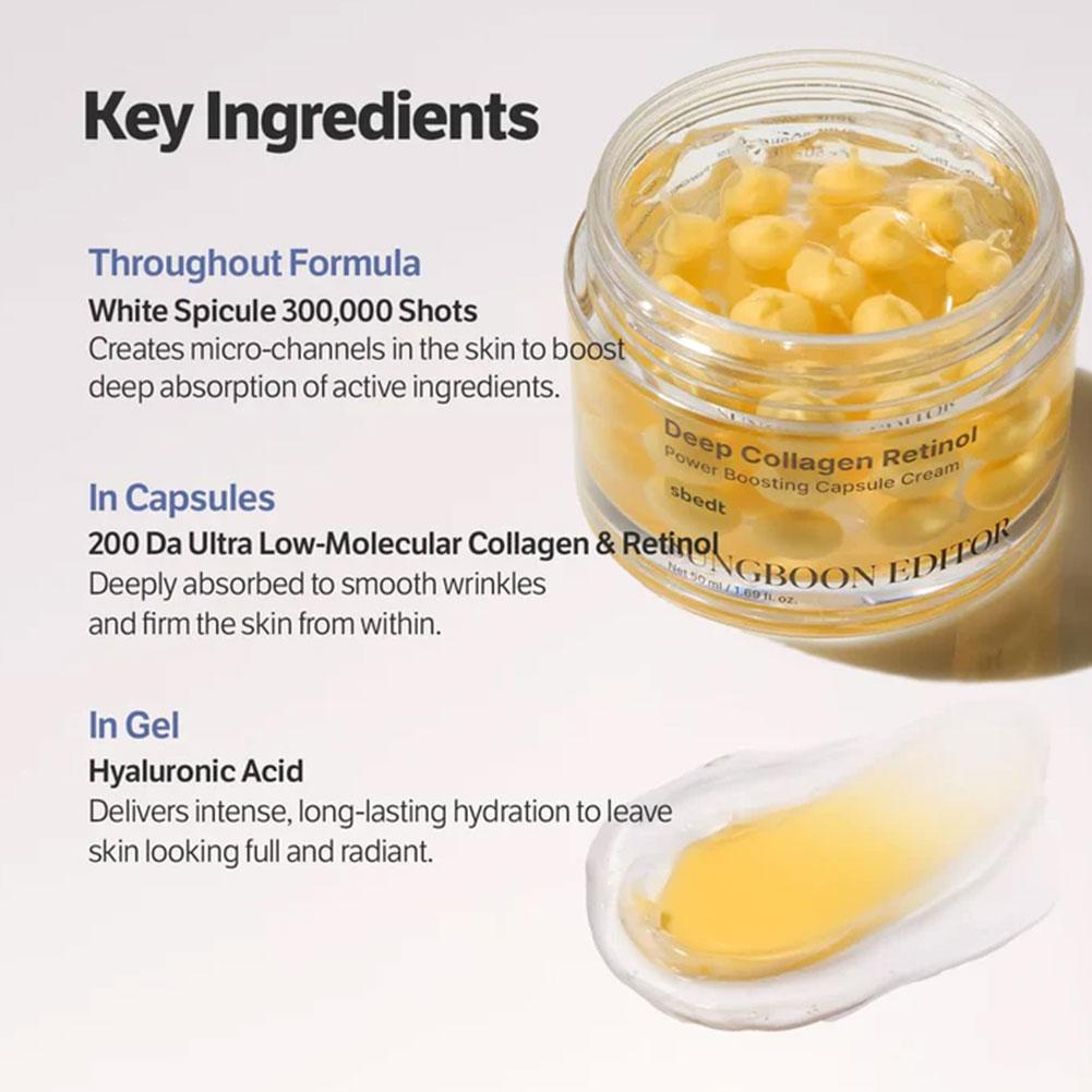 sbedt - ディープコラーゲンレチノールパワーブースティ - Retinol Cream のレビューと価格