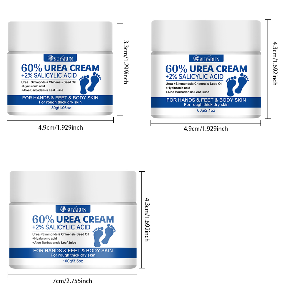 スユラン 60%尿素+2%サリチル酸配合 かかと＆乾燥肌用  - Urea Foot Cream のレビューと価格