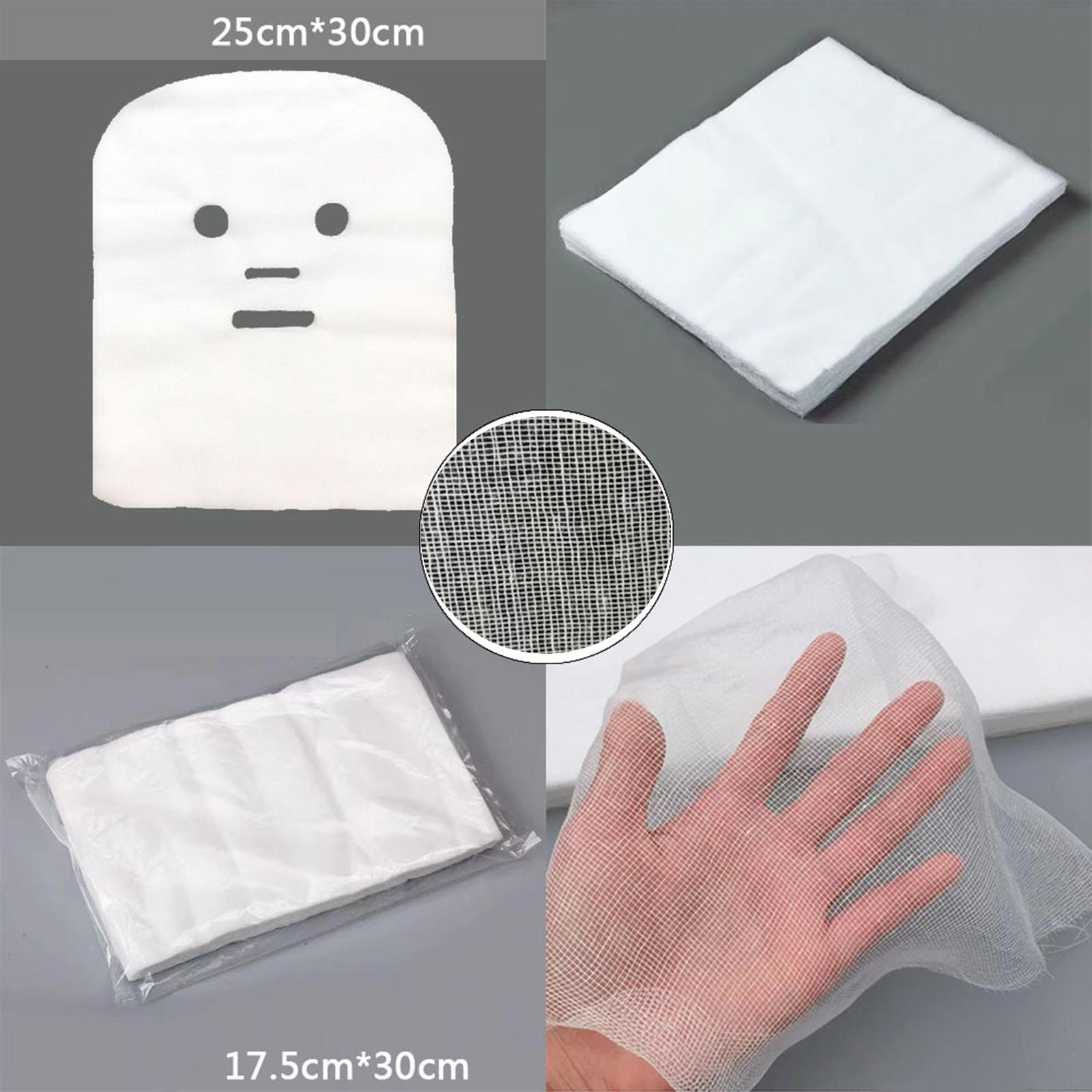 サロンやご自宅で使える、プレカットされたコットンガーゼ製フェ - Face Mask Skincare のレビューと価格
