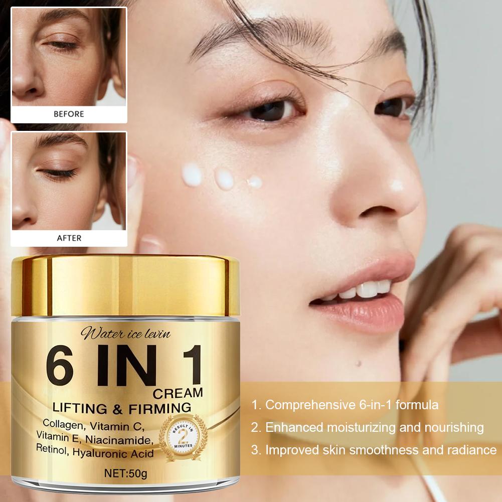 6 IN 1 コラーゲンフェイスクリーム リフティング・ファ - Vitamin C Serum のレビューと価格