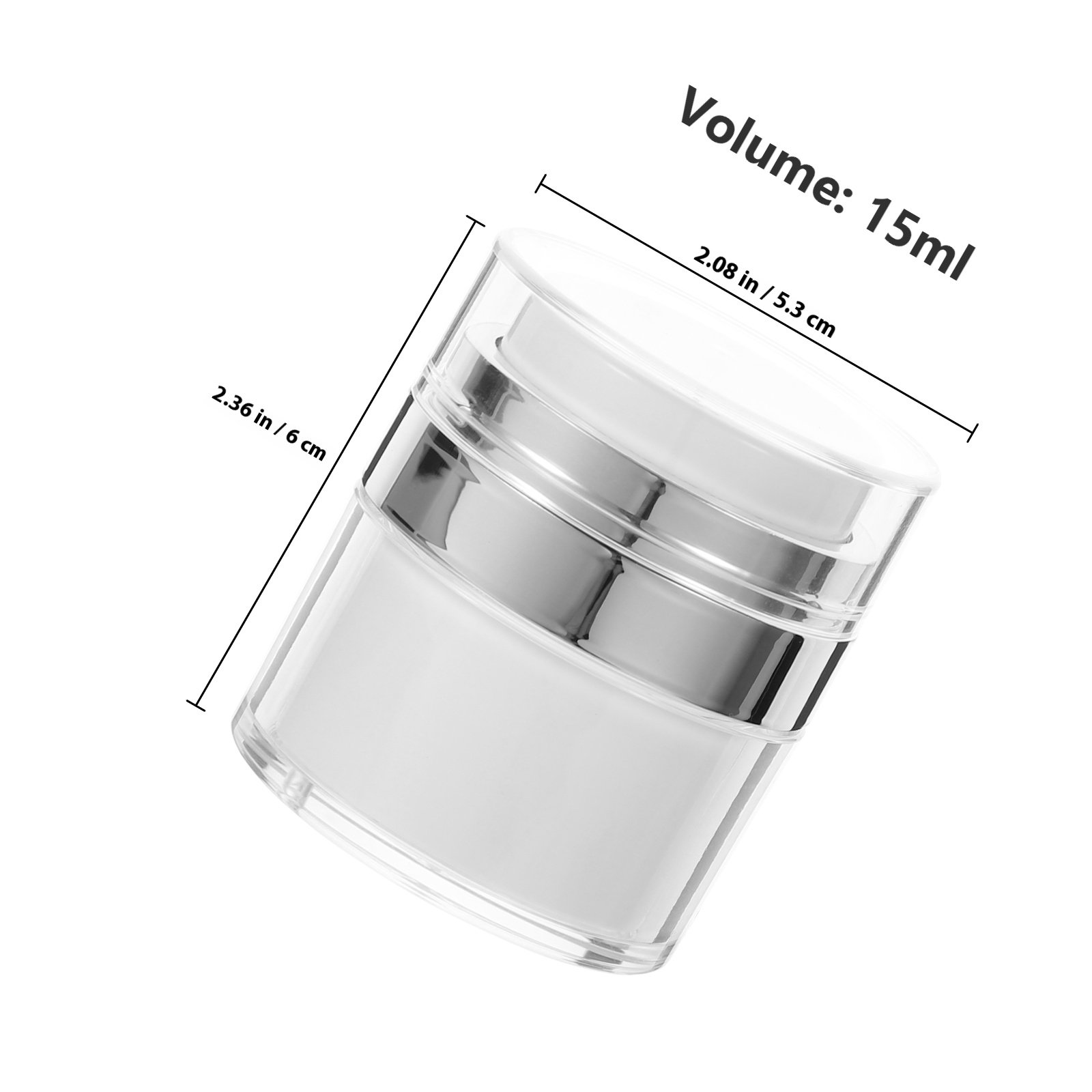 2個入り 15ml 空き瓶 小型クリーム容器 密閉蓋付き 携 - Body Lotion のレビューと価格