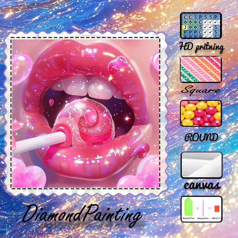 1ピース - 5D-DIY - フロッキングクロス - 特殊 - Lip Balm のレビューと価格