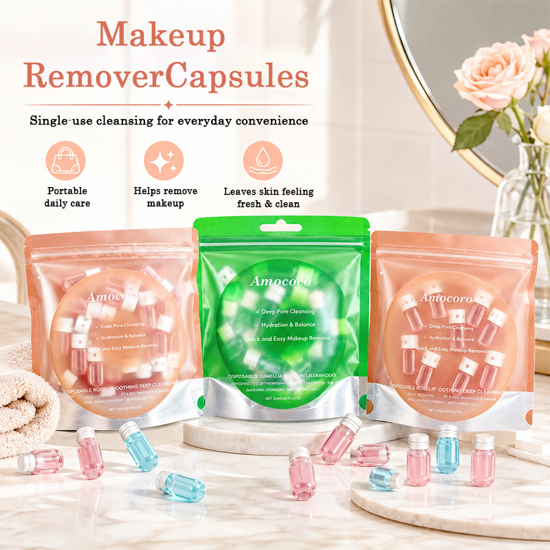 Amococo 3 個入り使い捨てクレンジングオイルメイク落 - Face Oil Rosehip のレビューと価格