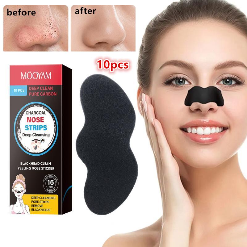 10枚入り 男女兼用 黒ずみ除去マスク 鼻パック 毛穴ケア  - Face Mask Skincare のレビューと価格