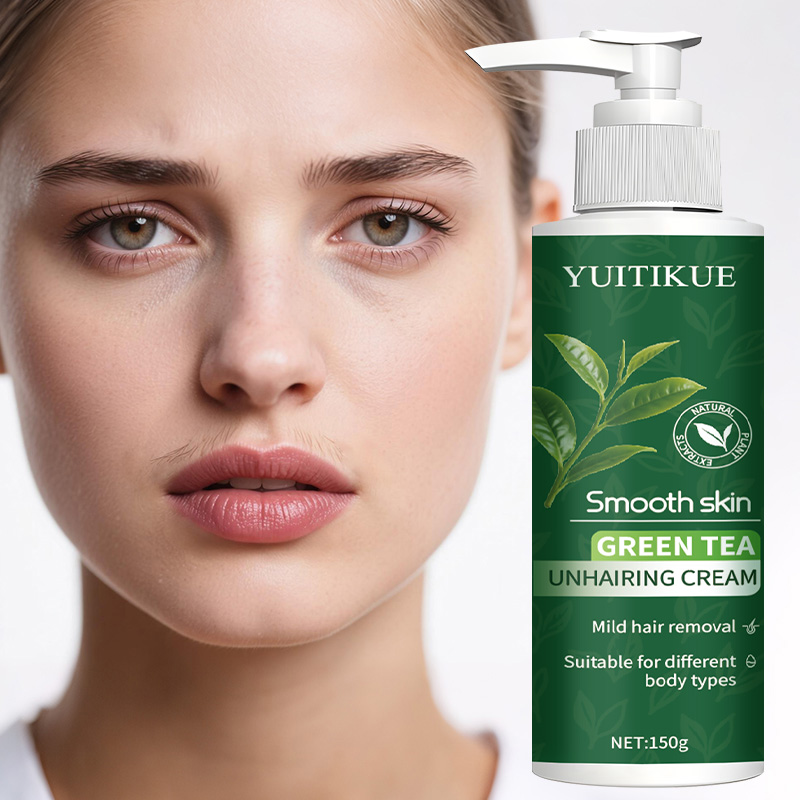 YUITIKUE グリーンティー脱毛クリーム 150g、マイ - Body Lotion のレビューと価格