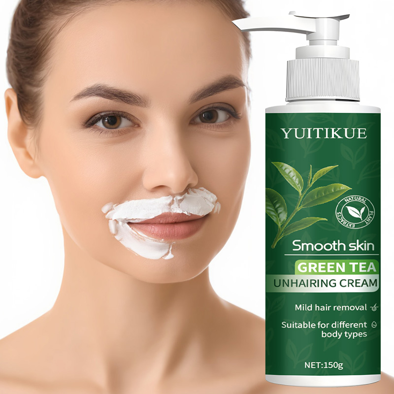 YUITIKUE グリーンティー脱毛クリーム 150g、マイ - Body Lotion のレビューと価格