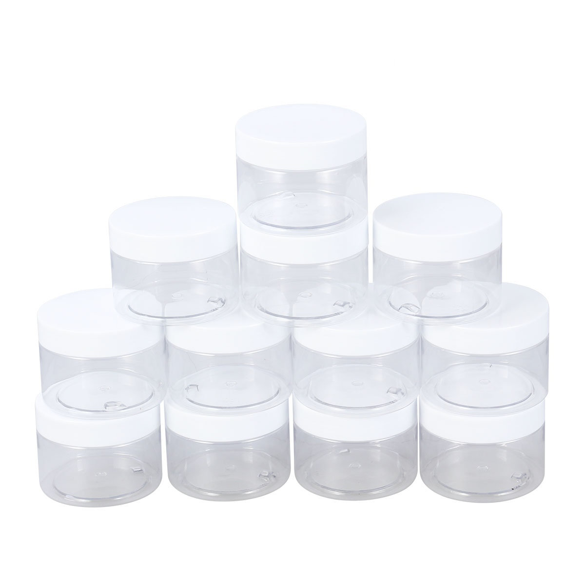 12個入り 透明プラスチック製 広口 クレイ保存容器 詰め替 - Body Lotion のレビューと価格