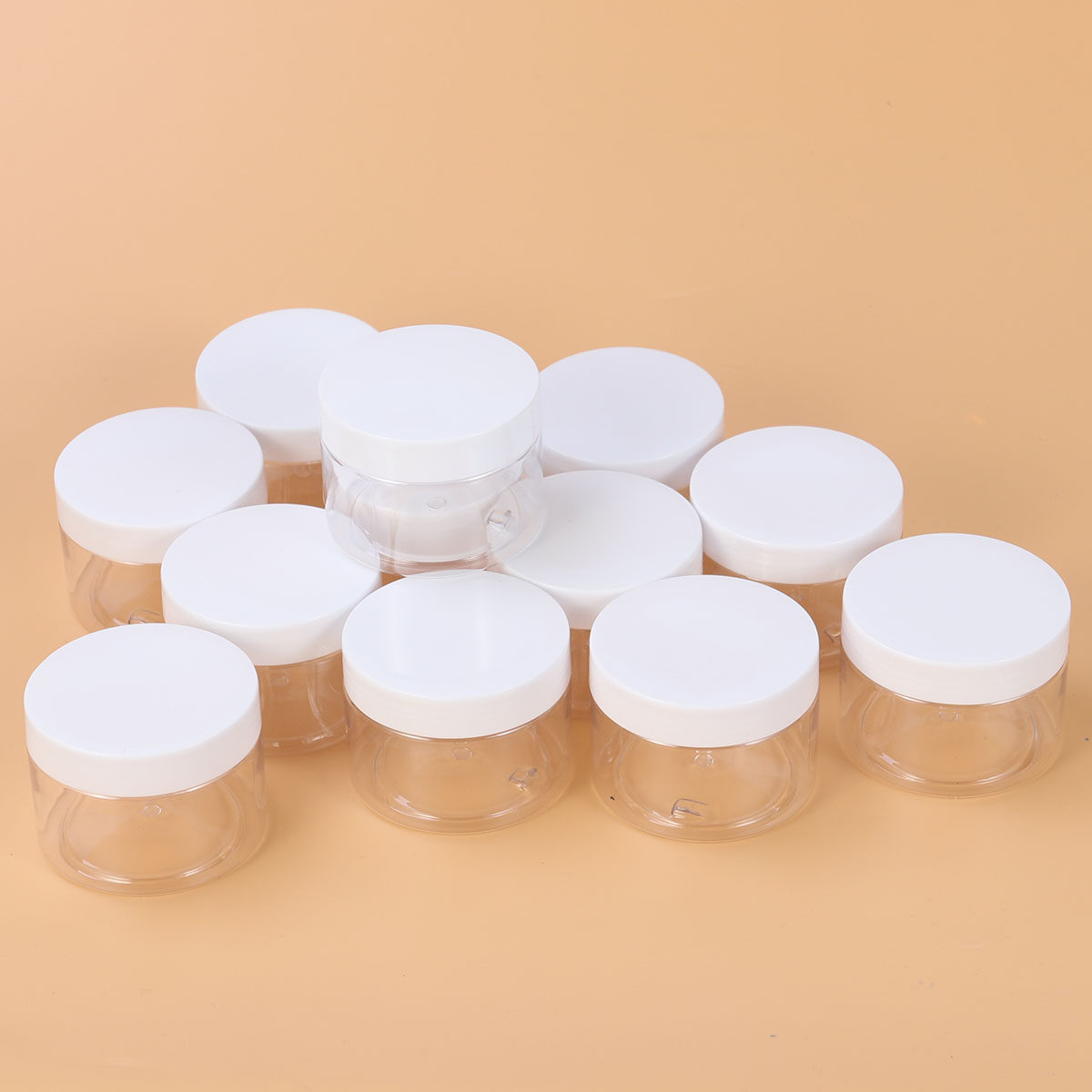 12個入り 透明プラスチック製 広口 クレイ保存容器 詰め替 - Body Lotion のレビューと価格