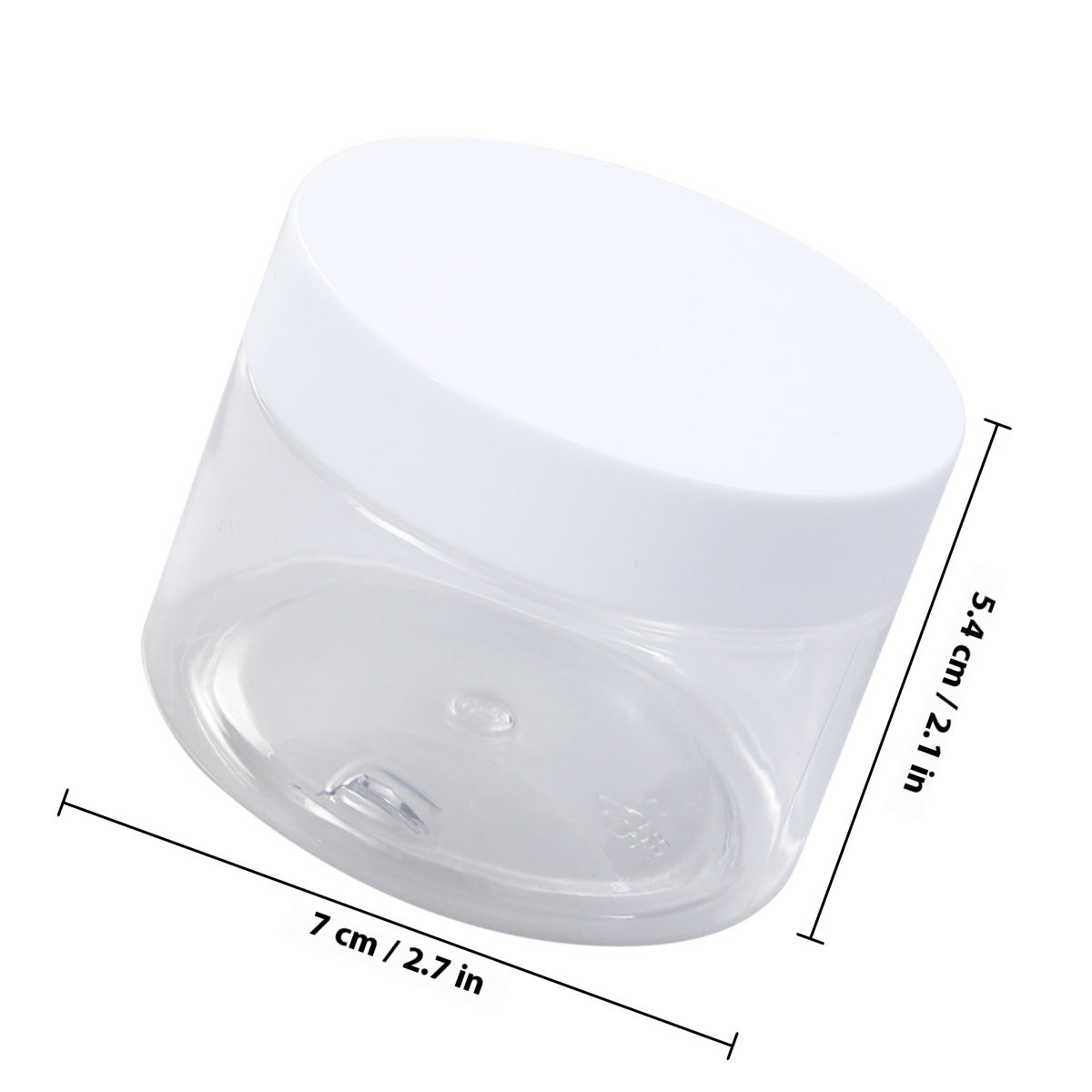 12個入り 透明プラスチック製 広口 クレイ保存容器 詰め替 - Body Lotion のレビューと価格