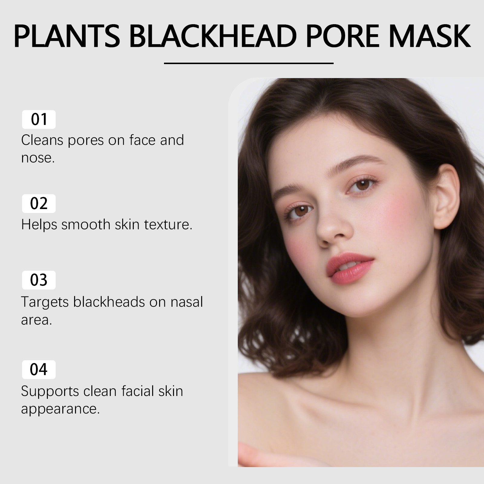 竹炭ブラックヘッドマスクピールオフ毛穴クレンジングノーズマス - Face Mask Skincare のレビューと価格