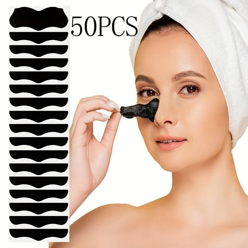 【F】50個入り 鼻の黒ずみ除去マスク 毛穴引き締め効果のあ - Face Mask Skincare のレビューと価格