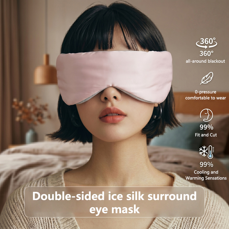 超軽量重力加重アイマスク両面肌に優しい睡眠マスク快適で柔らか - Skincare Glowing のレビューと価格
