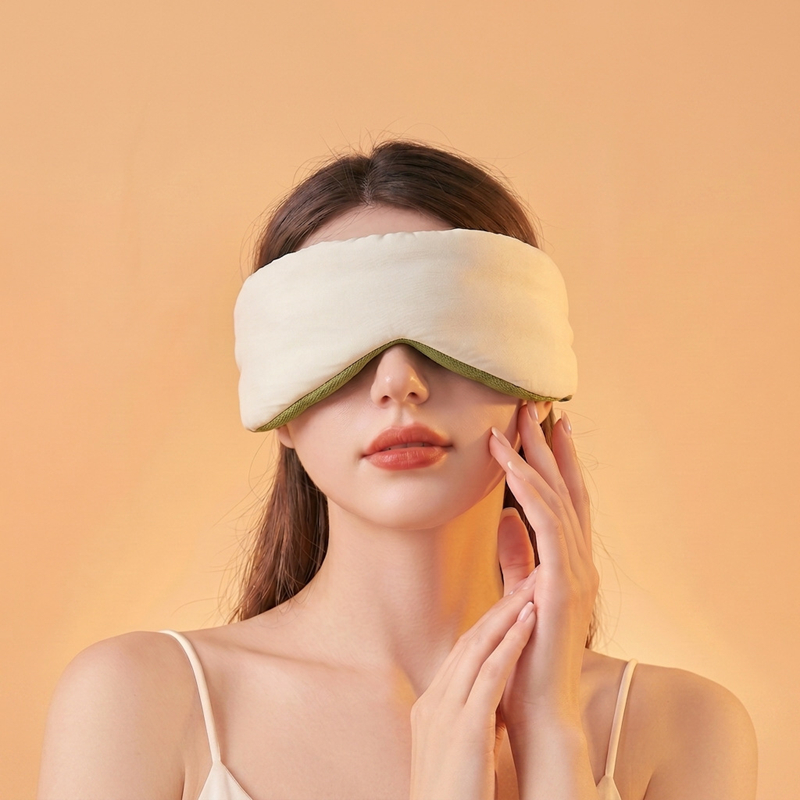超軽量重力加重アイマスク両面肌に優しい睡眠マスク快適で柔らか - Skincare Glowing のレビューと価格