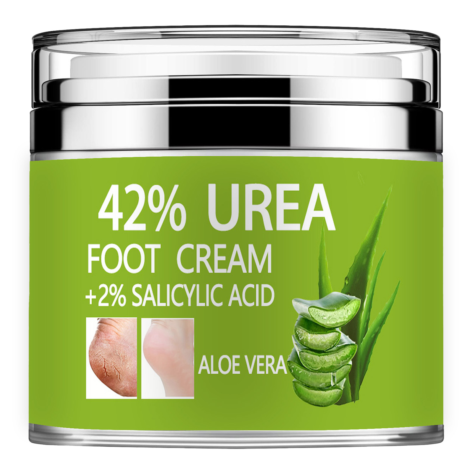 尿素クリーム 42% プラス サリチル酸 2%、乾燥ひび割れ - Urea Foot Cream のレビューと価格